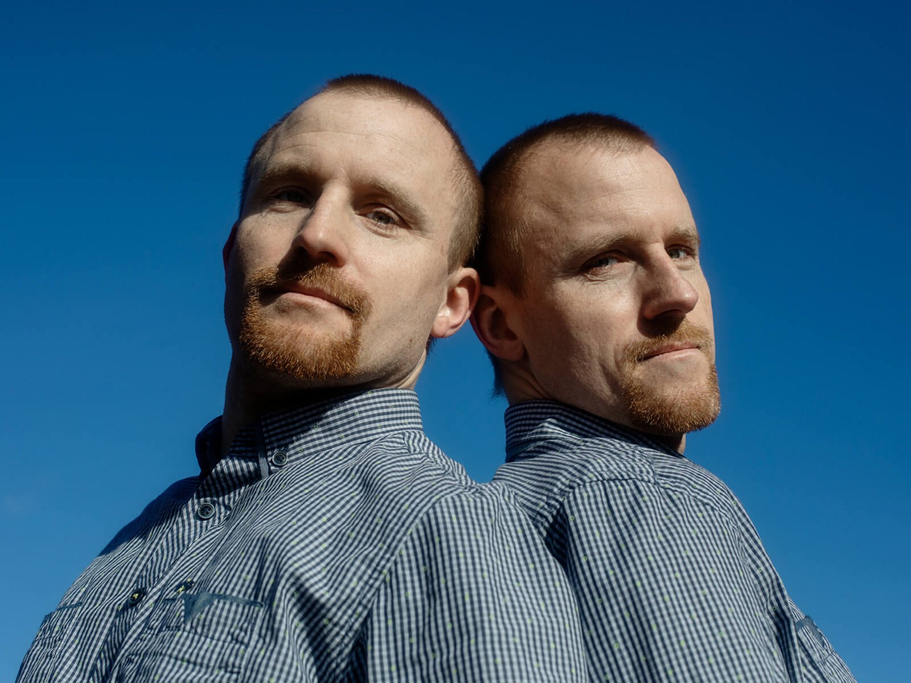 Portrait der Zwillinge Hendrik und Mathias Mahlow